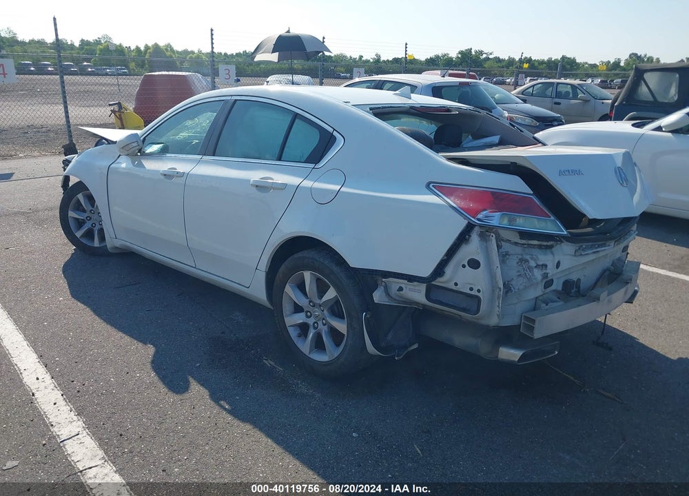 2012 ACURA TL 3.5 VIN: 19UUA8F2XCA012095