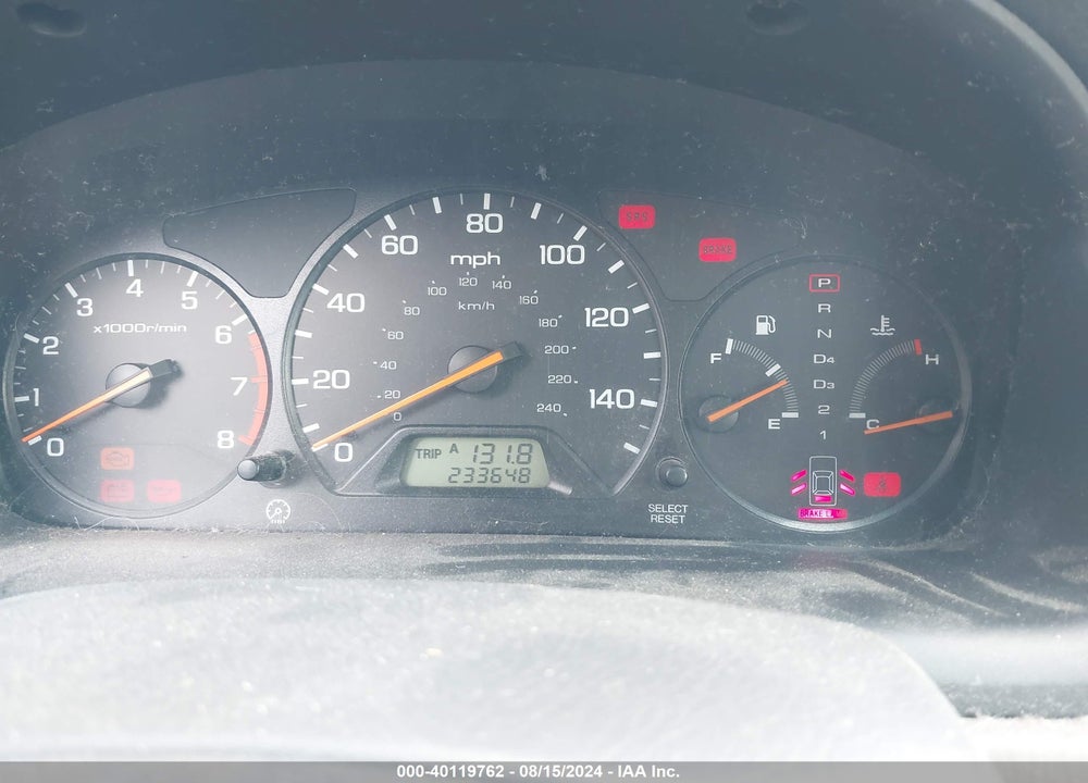 2002 HONDA ACCORD 2.3 SE VIN: JHMCG56722C009230