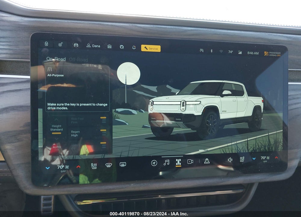 2022 RIVIAN R1T ADVENTURE VIN: 7FCTGAAA7NN013094