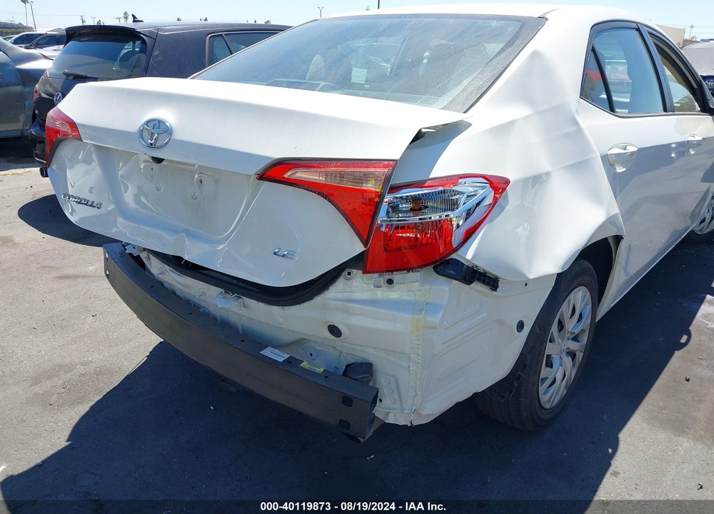 2017 TOYOTA COROLLA LE VIN: 5YFBURHE1HP709989