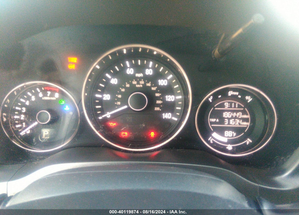 2016 HONDA HR-V EX VIN: 3CZRU5H50GM737922
