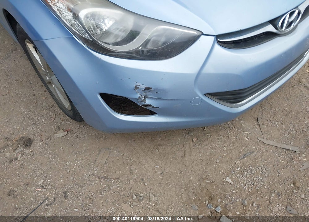 2013 HYUNDAI ELANTRA GLS VIN: KMHDH4AE9DU489715
