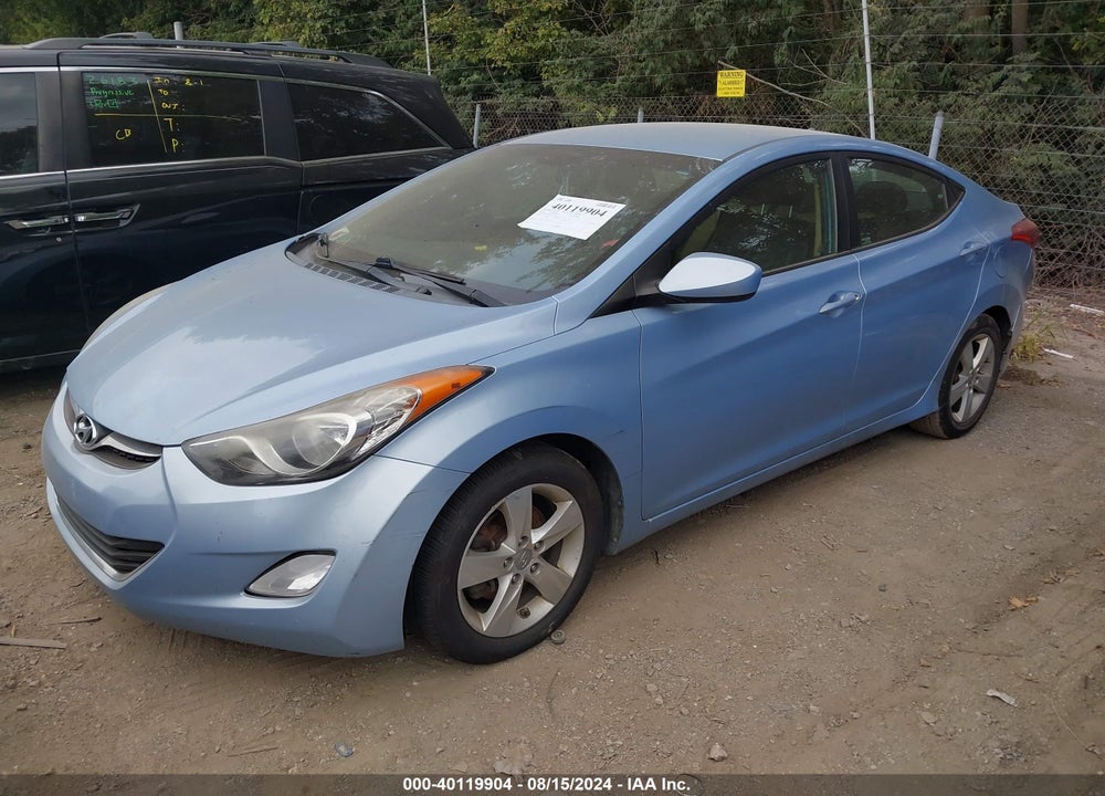 2013 HYUNDAI ELANTRA GLS VIN: KMHDH4AE9DU489715