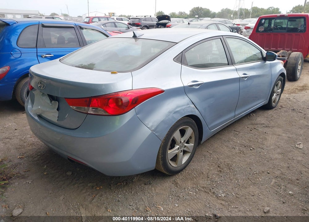 2013 HYUNDAI ELANTRA GLS VIN: KMHDH4AE9DU489715