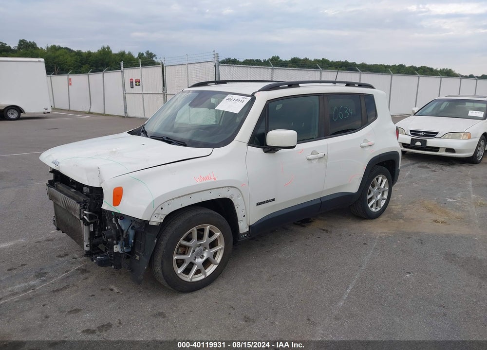 2019 JEEP RENEGADE LATITUDE FWD VIN: ZACNJABB1KPJ94443