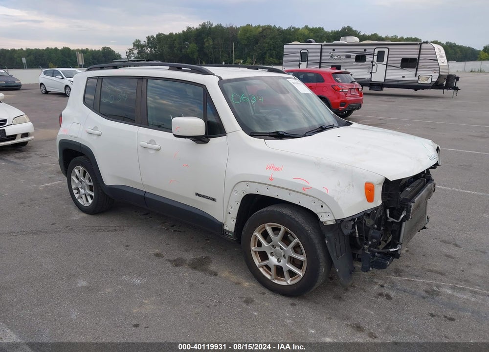 2019 JEEP RENEGADE LATITUDE FWD VIN: ZACNJABB1KPJ94443