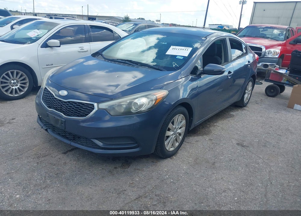 2014 KIA FORTE LX VIN: KNAFX4A63E5093135