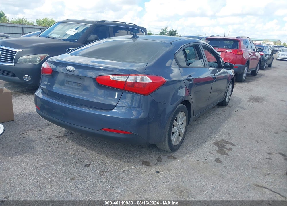 2014 KIA FORTE LX VIN: KNAFX4A63E5093135