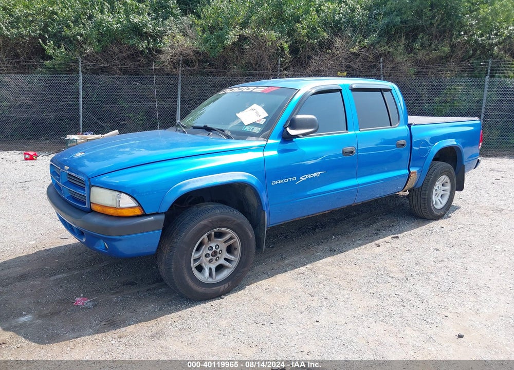 2001 DODGE DAKOTA SLT/SPORT VIN: 1B7HG2AN81S283211