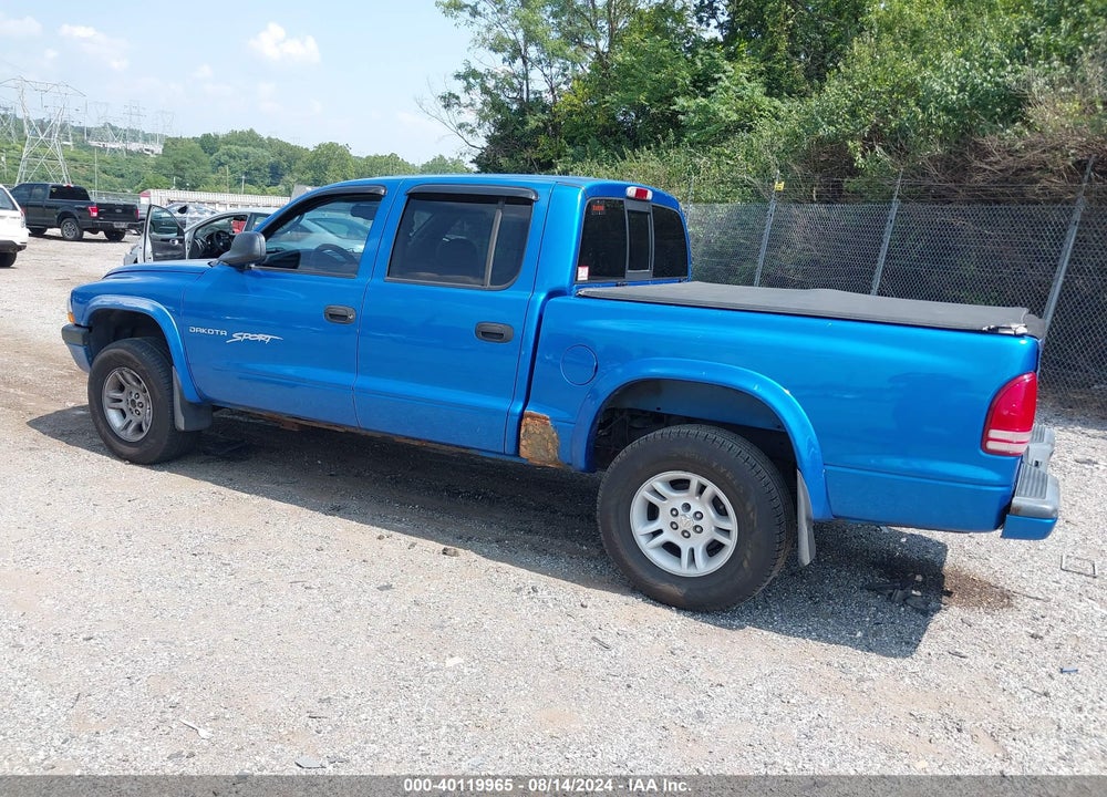 2001 DODGE DAKOTA SLT/SPORT VIN: 1B7HG2AN81S283211