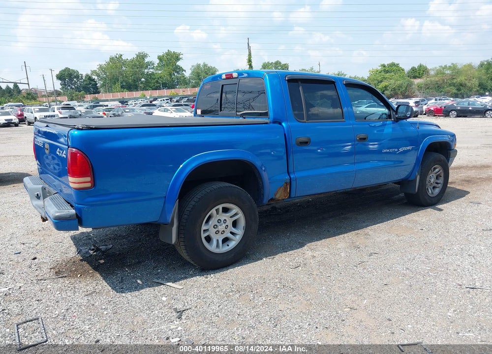 2001 DODGE DAKOTA SLT/SPORT VIN: 1B7HG2AN81S283211
