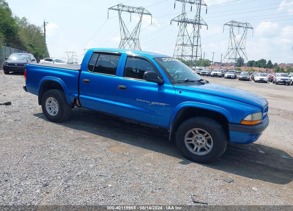 2001 DODGE DAKOTA SLT/SPORT VIN: 1B7HG2AN81S283211