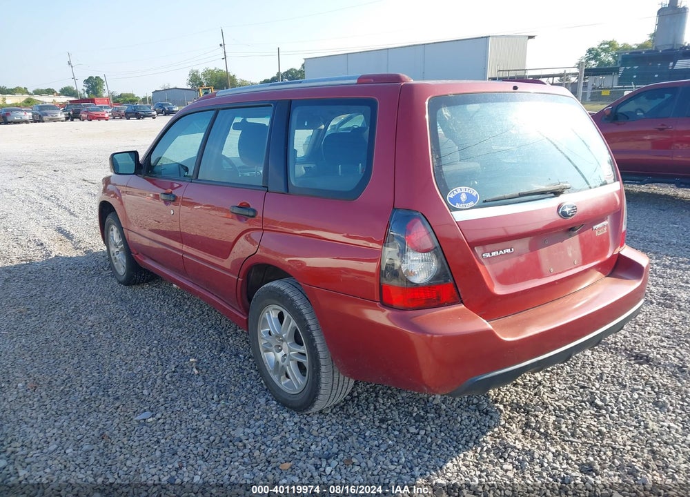 2008 SUBARU FORESTER SPORTS 2.5X VIN: JF1SG66638H726828