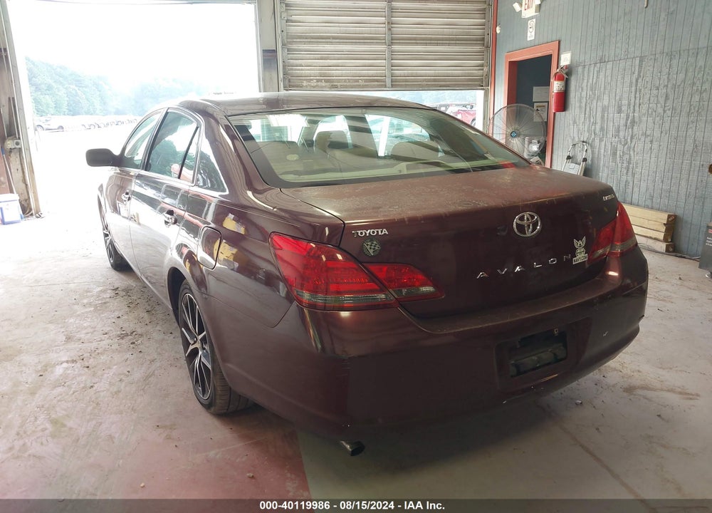 2008 TOYOTA AVALON LIMITED VIN: 4T1BK36B78U256326