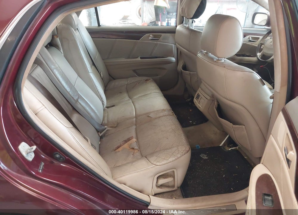 2008 TOYOTA AVALON LIMITED VIN: 4T1BK36B78U256326