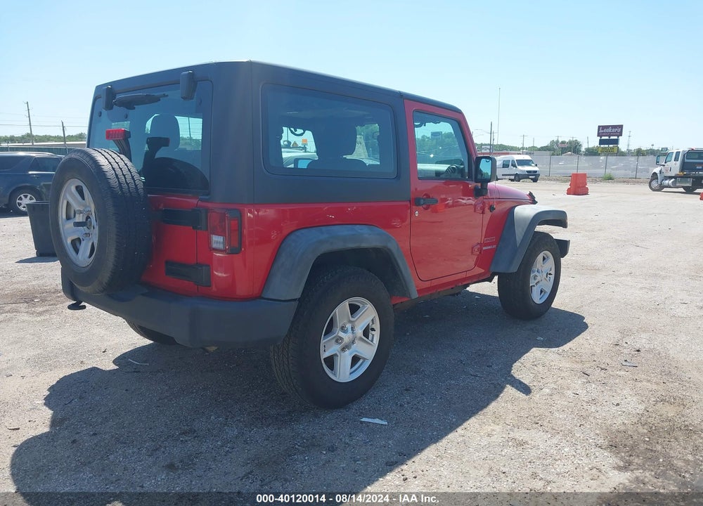 2011 JEEP WRANGLER SPORT VIN: 1J4AA2D15BL508704