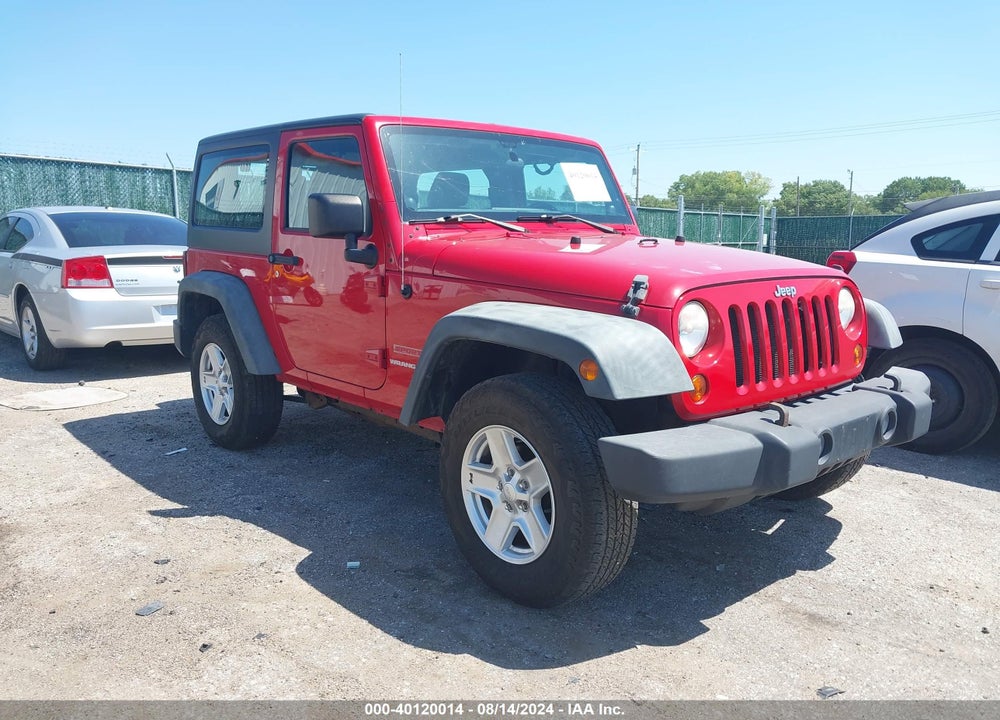2011 JEEP WRANGLER SPORT VIN: 1J4AA2D15BL508704
