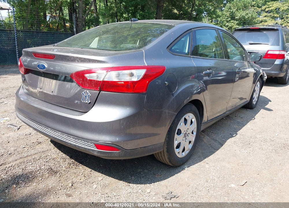 2012 FORD FOCUS SE VIN: 1FAHP3F22CL217762