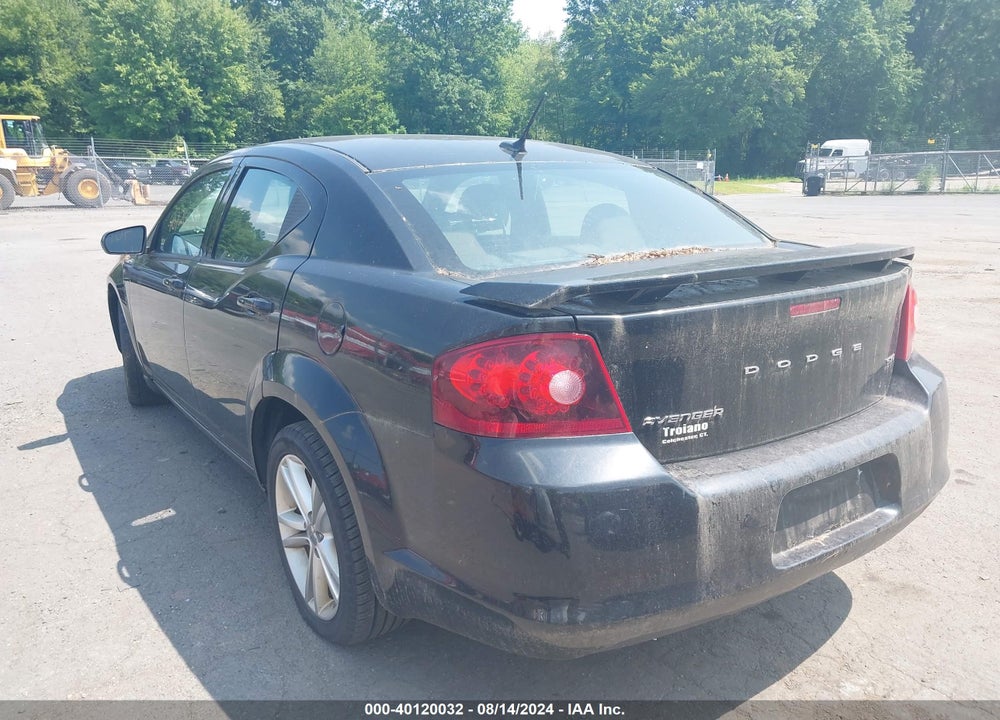 2013 DODGE AVENGER SXT VIN: 1C3CDZCB3DN622429