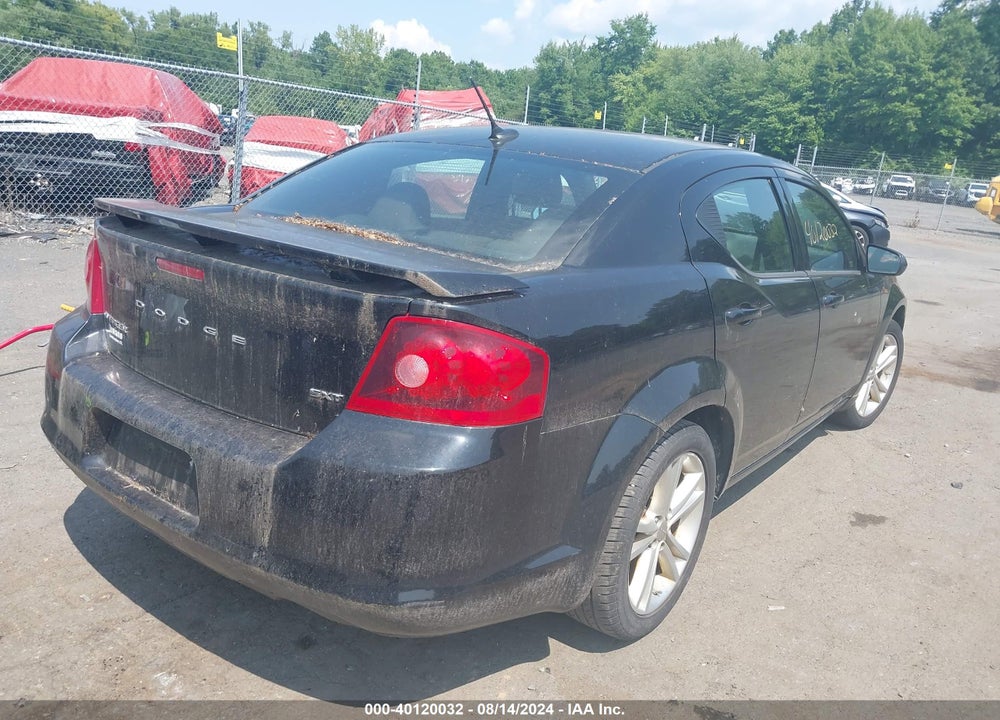 2013 DODGE AVENGER SXT VIN: 1C3CDZCB3DN622429