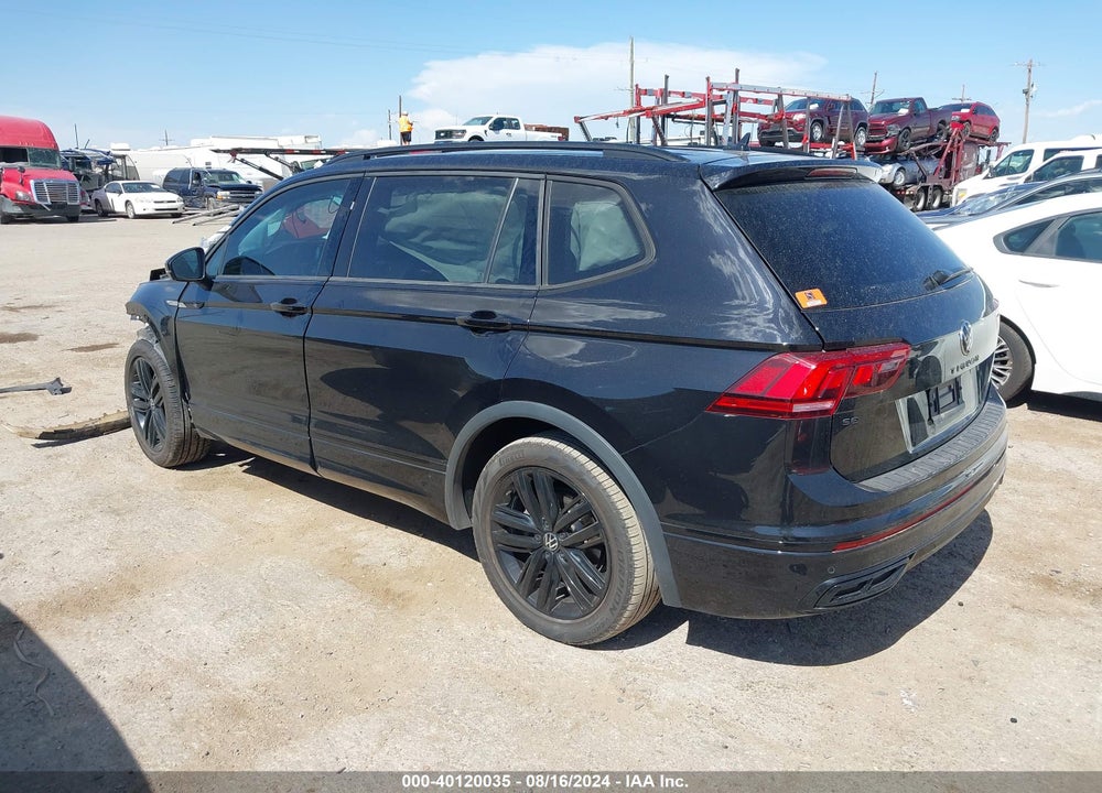 2022 VOLKSWAGEN TIGUAN 2.0T SE R-LINE BLACK VIN: 3VVCB7AX0NM107664
