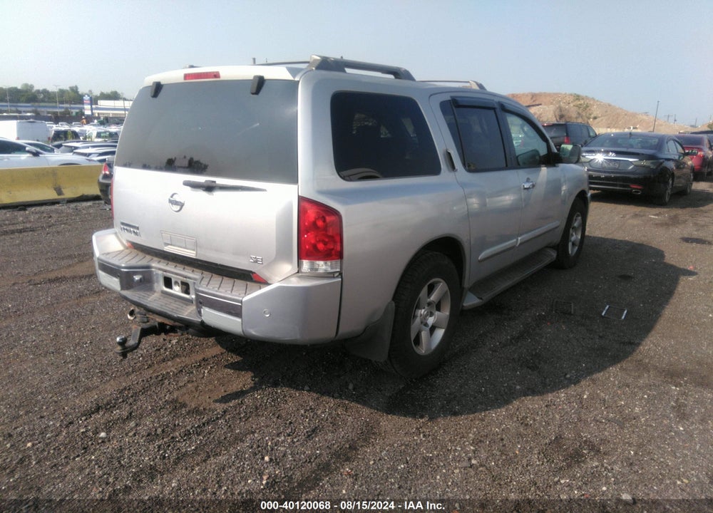 2004 NISSAN PATHFINDER ARMADA SE VIN: 5N1AA08B04N737453