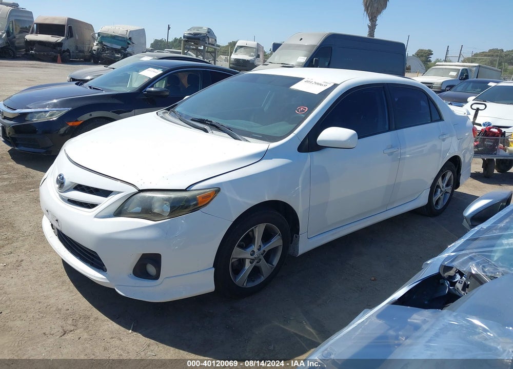 2011 TOYOTA COROLLA S VIN: 2T1BU4EE5BC650623