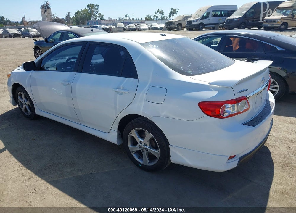 2011 TOYOTA COROLLA S VIN: 2T1BU4EE5BC650623