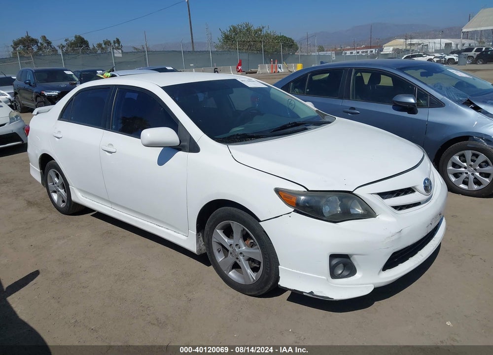 2011 TOYOTA COROLLA S VIN: 2T1BU4EE5BC650623
