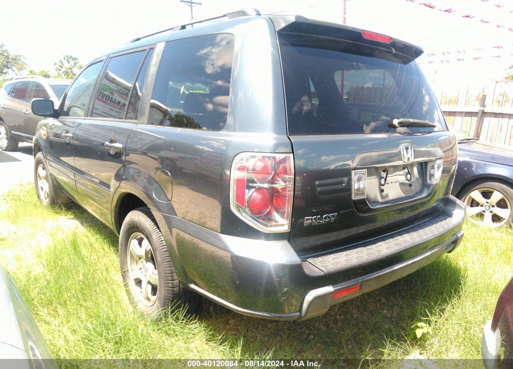 2006 HONDA PILOT EX-L VIN: 5FNYF28666B038543