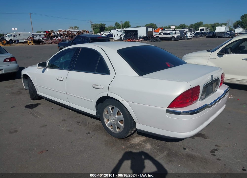 2002 LINCOLN LS VIN: 1LNHM86S02Y710465