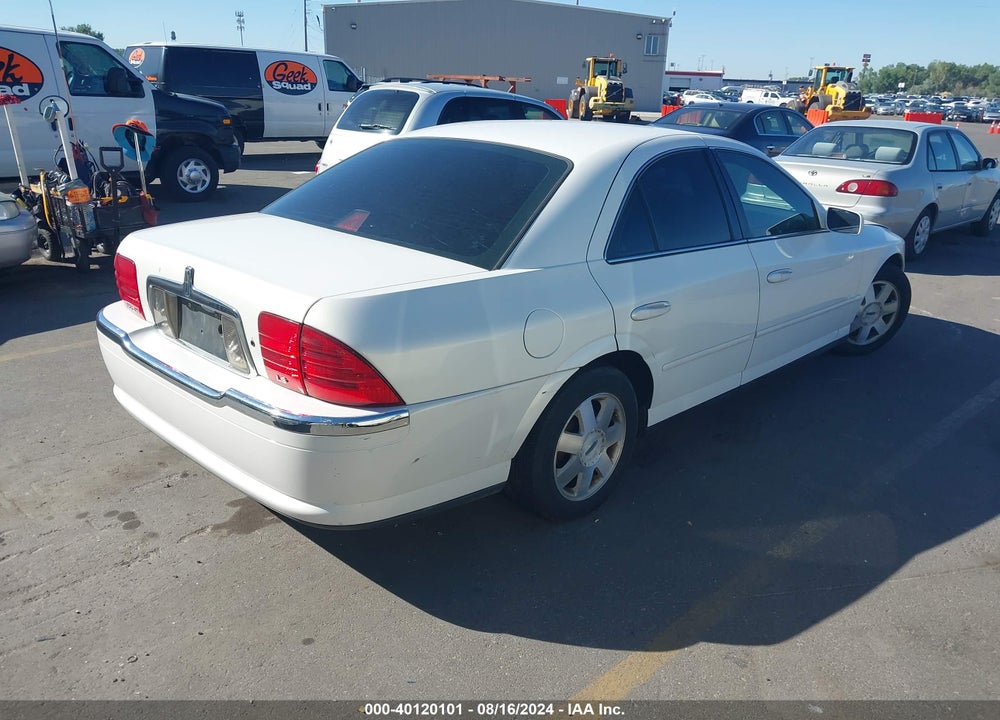 2002 LINCOLN LS VIN: 1LNHM86S02Y710465