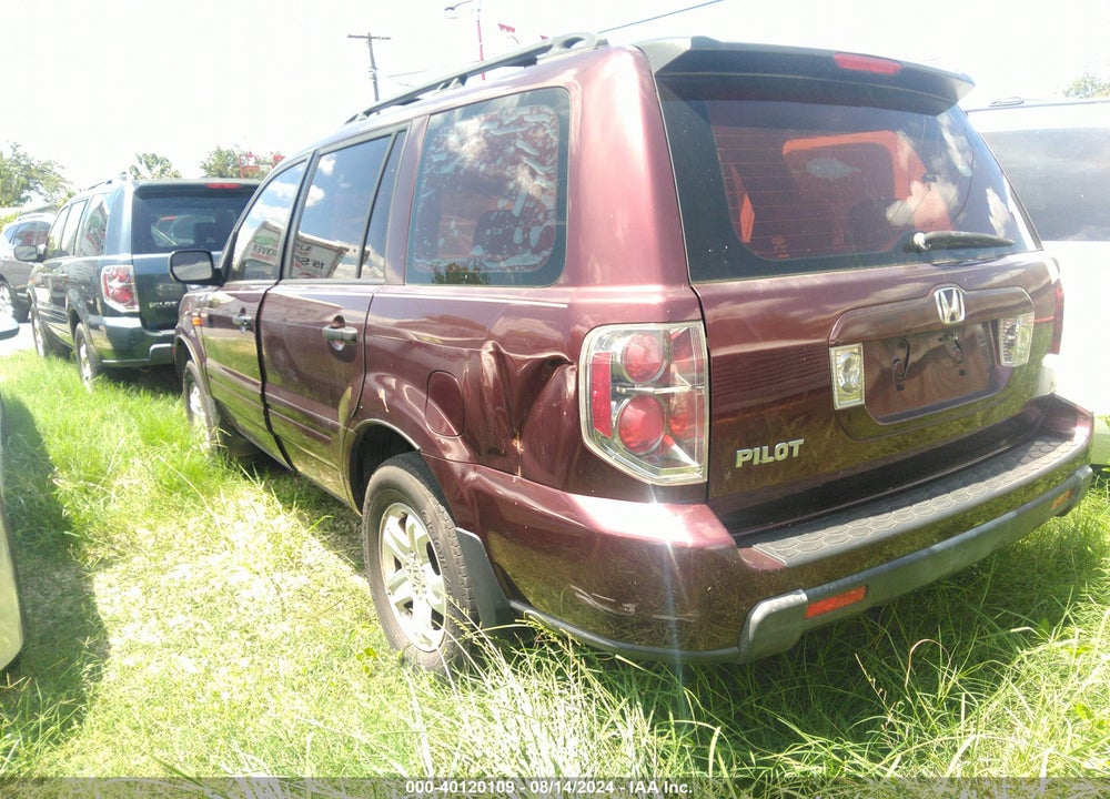 2007 HONDA PILOT LX VIN: 5FNYF28137B046718