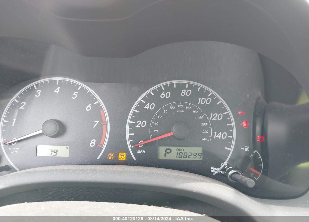 2010 TOYOTA COROLLA LE VIN: 2T1BU4EE8AC302118