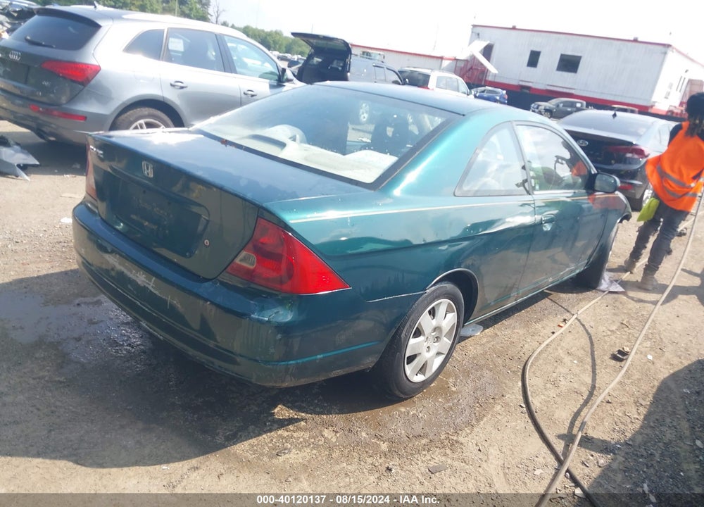 2001 HONDA CIVIC EX VIN: 1HGEM21951L096809