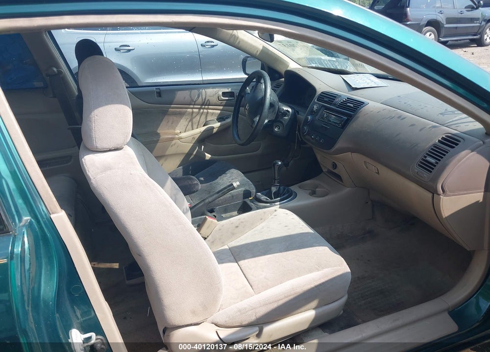 2001 HONDA CIVIC EX VIN: 1HGEM21951L096809