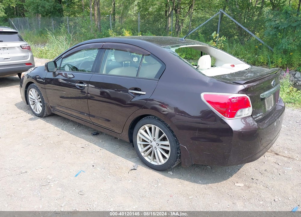 2013 SUBARU IMPREZA 2.0I LIMITED VIN: JF1GJAG65DH017692