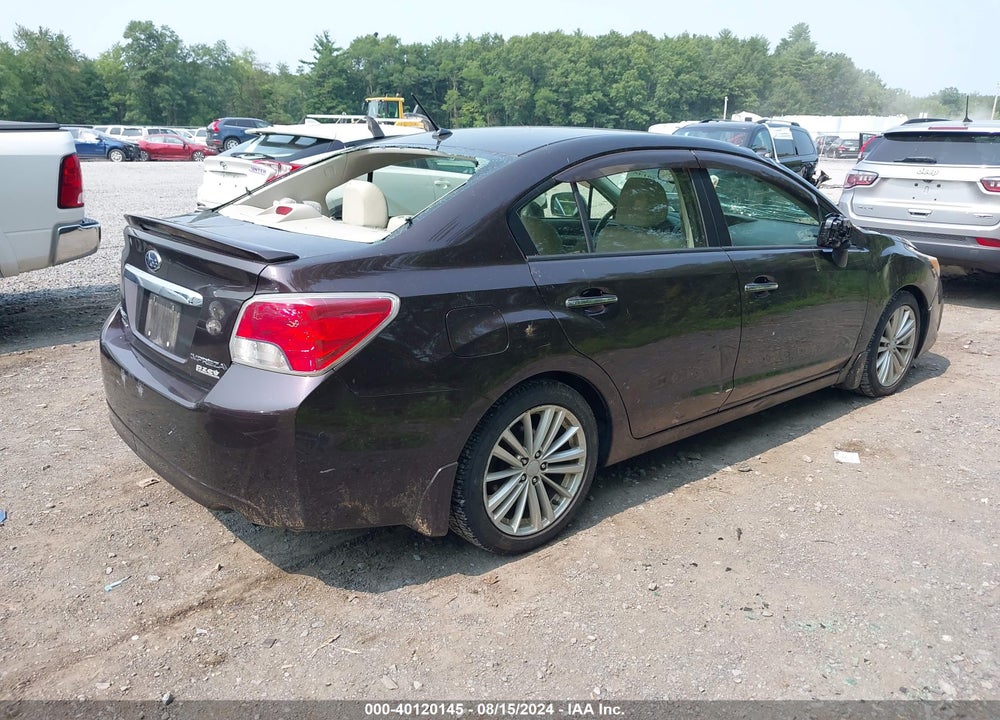 2013 SUBARU IMPREZA 2.0I LIMITED VIN: JF1GJAG65DH017692