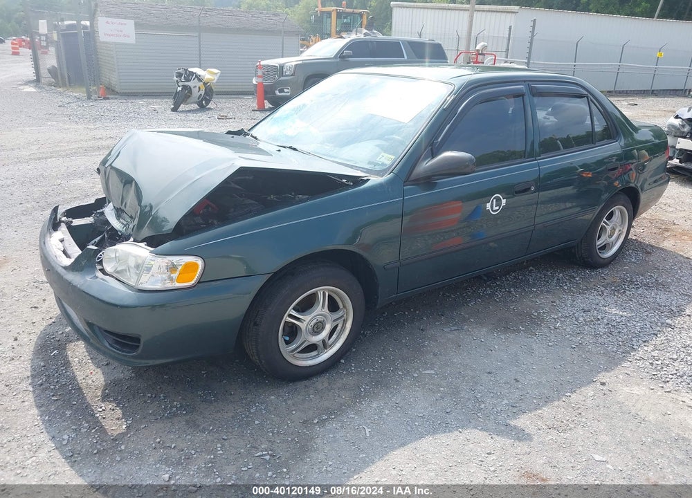 2002 TOYOTA COROLLA CE VIN: 1NXBR12E02Z574702