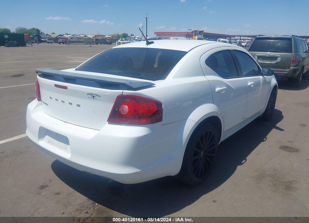 2014 DODGE AVENGER VIN: 1C3CDZAG4EN132985