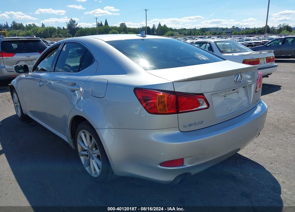 2009 LEXUS IS 250 VIN: JTHCK262592030705
