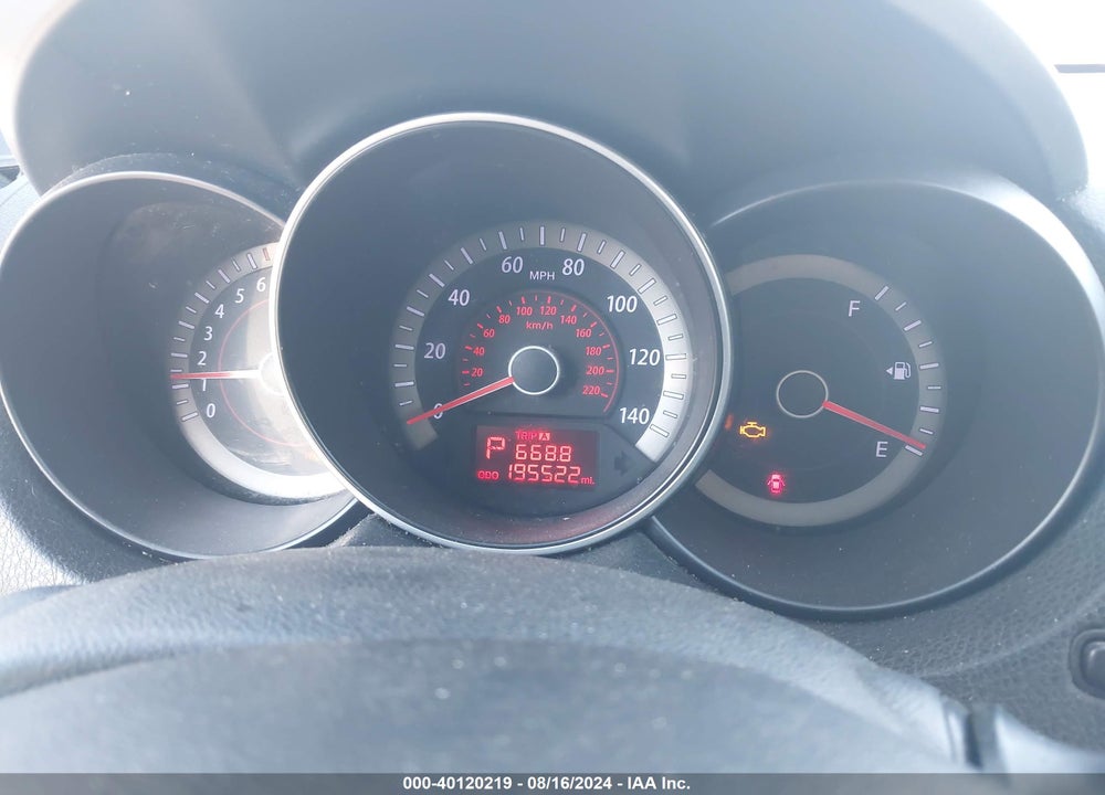 2010 KIA FORTE EX VIN: KNAFU4A21A5287436