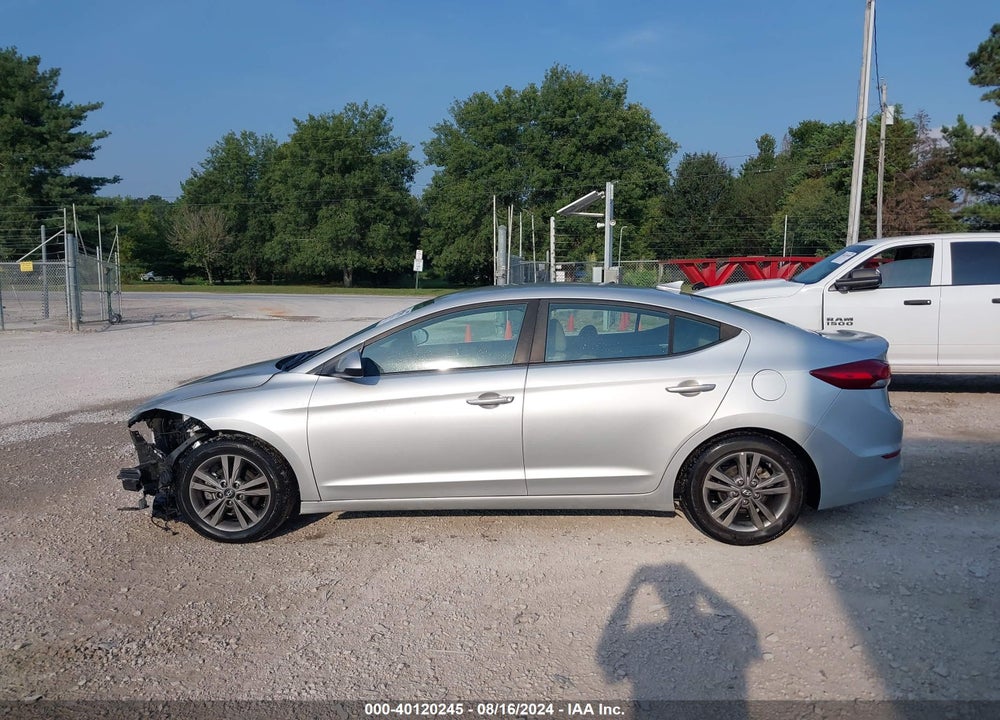 2018 HYUNDAI ELANTRA SEL VIN: 5NPD84LF6JH345278