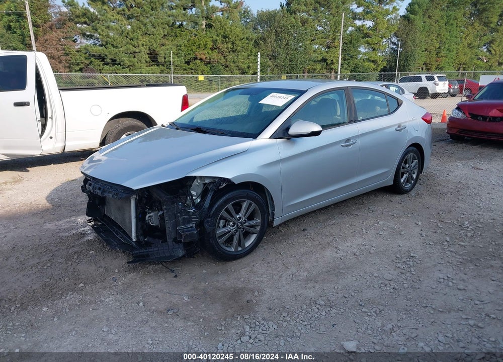 2018 HYUNDAI ELANTRA SEL VIN: 5NPD84LF6JH345278