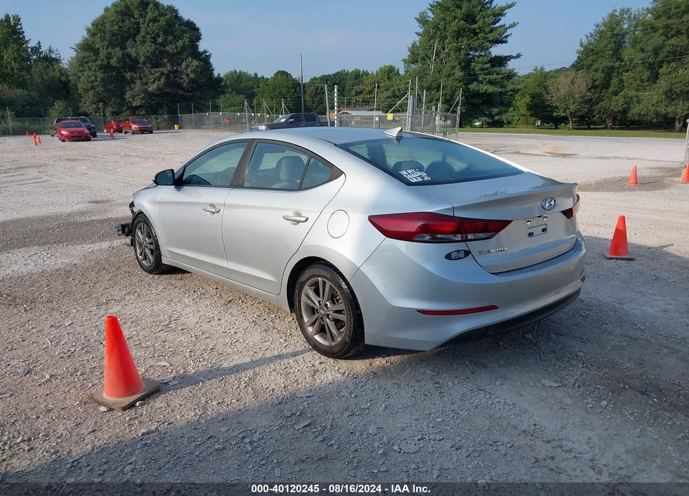 2018 HYUNDAI ELANTRA SEL VIN: 5NPD84LF6JH345278