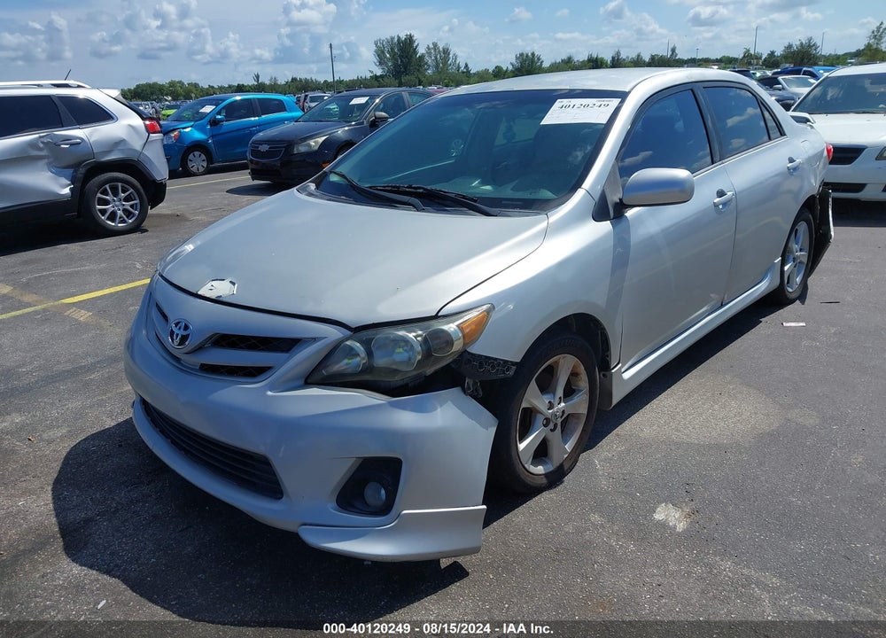 2012 TOYOTA COROLLA S VIN: 5YFBU4EE8CP054326