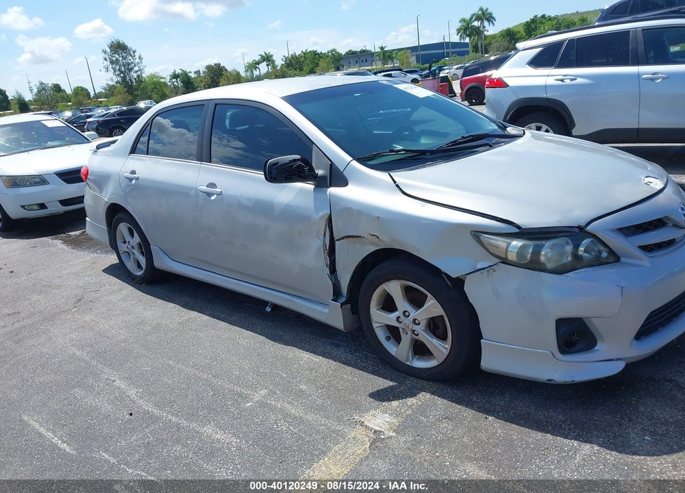 2012 TOYOTA COROLLA S VIN: 5YFBU4EE8CP054326