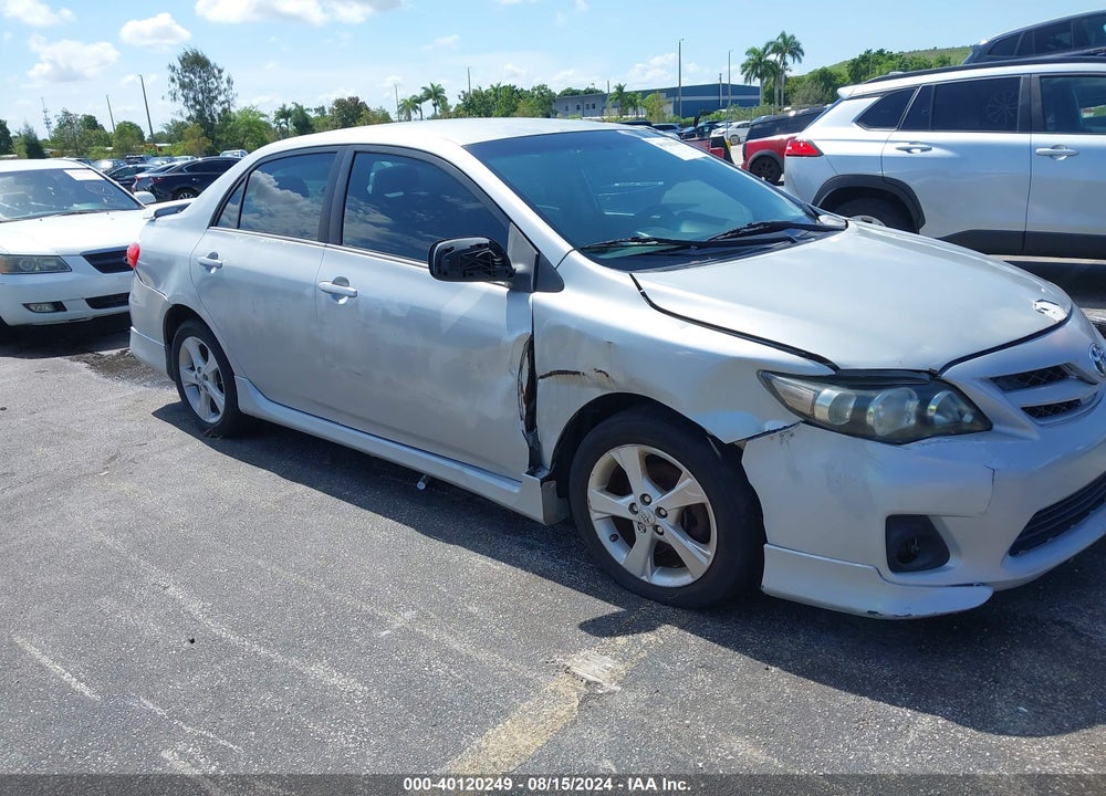 2012 TOYOTA COROLLA S VIN: 5YFBU4EE8CP054326