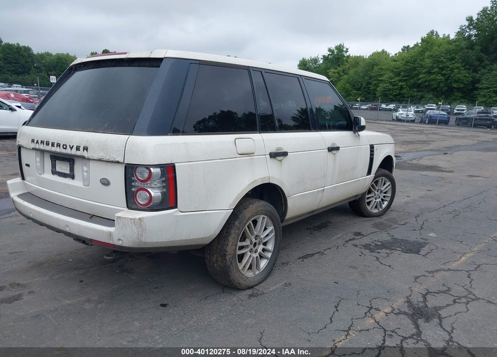 2010 LAND ROVER RANGE ROVER HSE VIN: SALME1D45AA312177