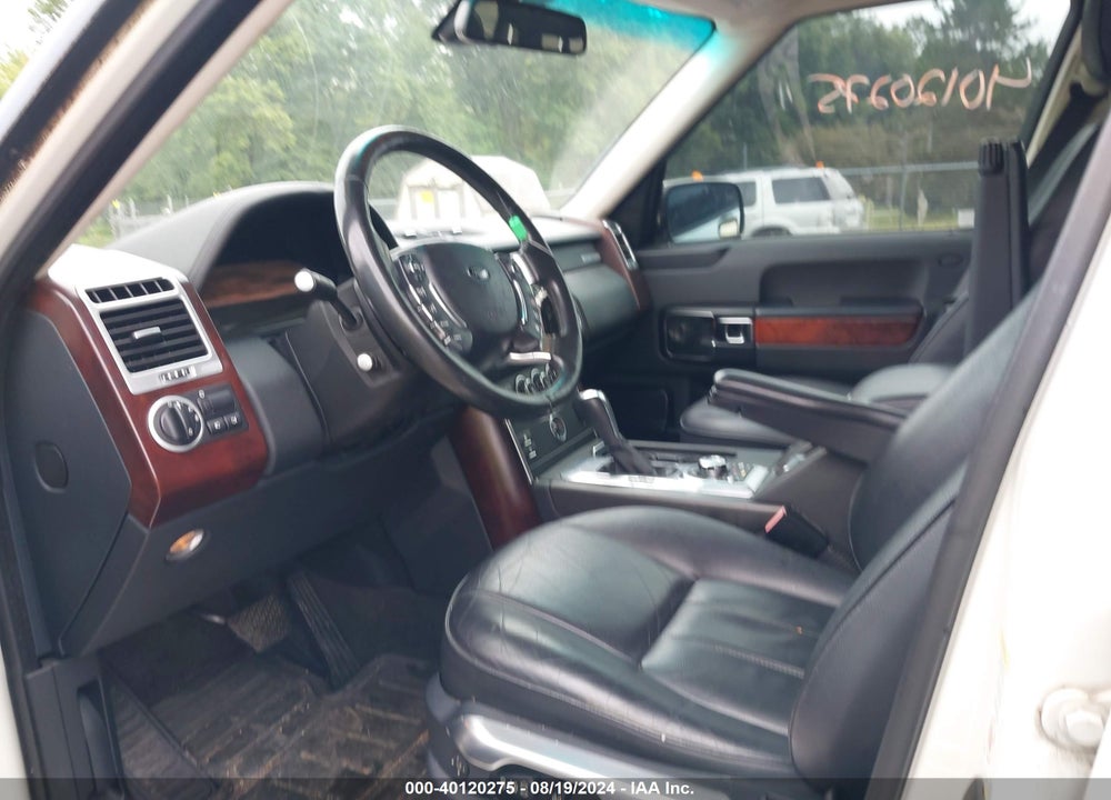2010 LAND ROVER RANGE ROVER HSE VIN: SALME1D45AA312177